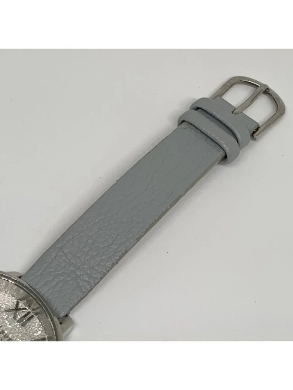Olivia Burton London watch 3D bee dial 34mm stainless steel gray leather running